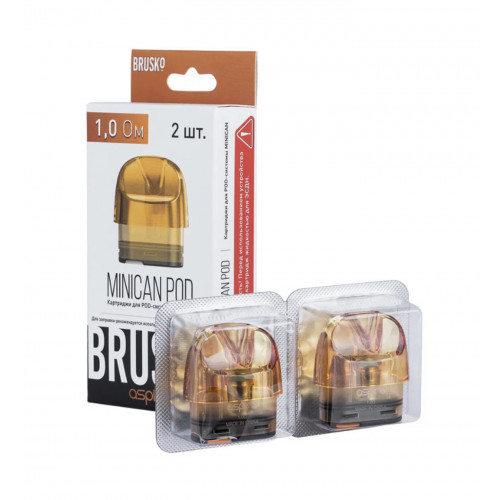 Сменный картридж Brusko Minican Pod (1 Ом) - Желтый